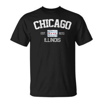 Vintage Chicago Illinois Est 1833 Souvenir T-Shirt - Monsterry DE