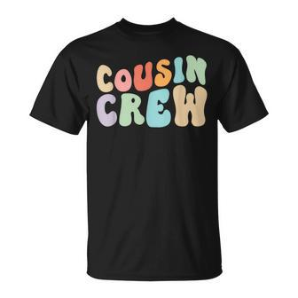 Vintage Cousin Crew Groovy Retro Family Matching Cool T-Shirt - Monsterry CA