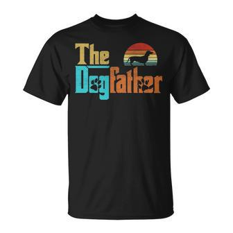 Vintage The Dogfather Dachshund Dog Owner T-Shirt | Mazezy
