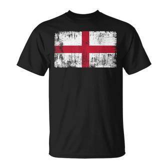 Vintage English Banner Fan England Flag Retro T-Shirt - Monsterry DE