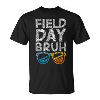 Vintage Field Day Bruh Fun Day Field Trip Student Teacher T-Shirt - Monsterry