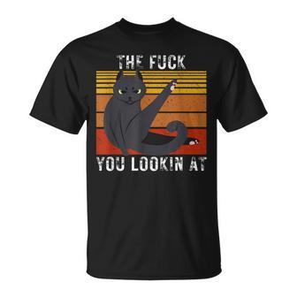 Vintage Fuck You Cat T-Shirt - Monsterry DE