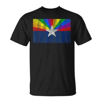 Vintage Gay Arizona Pride Flag Az Lgbt Women T-Shirt - Monsterry DE