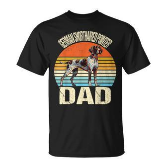 Vintage German Shorthaired Pointer Dog Lovers Father's Day T-Shirt - Thegiftio UK