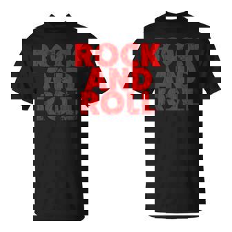 Vintage Grunge Old Rock & Roll Music Rock And Roll Camiseta unisex - Regaloses