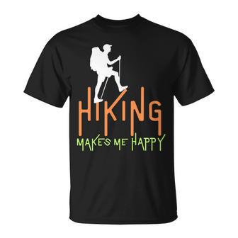 Vintage Hiking Mountain Adventure Aufkleber Für Abenteuer Liebe T-Shirt - Seseable