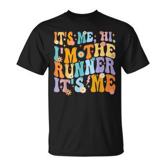 Vintage It's Me Hi I'm The Runner It's Me T-Shirt - Monsterry UK