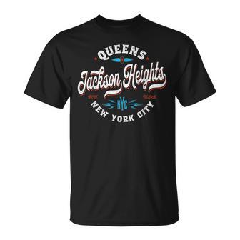 Vintage Jackson Heights Queens Graphic T-Shirt - Monsterry UK