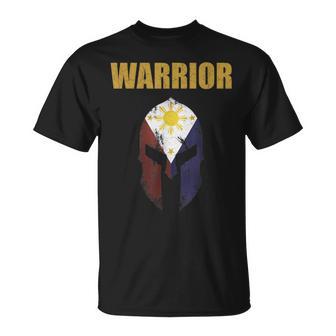 Vintage Motivational Workout -Filipino Spartan Warrior T-Shirt - Monsterry AU