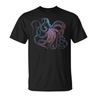Vintage Octopus T Ocean Sea Life Cool Animals 1 T-Shirt - Monsterry DE