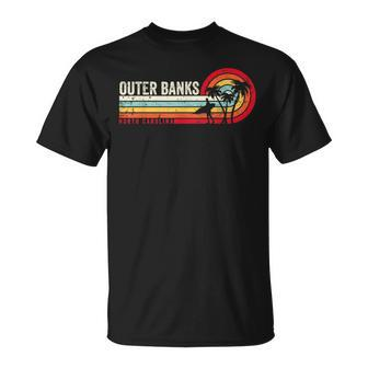 Vintage Outer Banks North Carolina Obx Beach Retro Summer Nc T-Shirt - Thegiftio UK