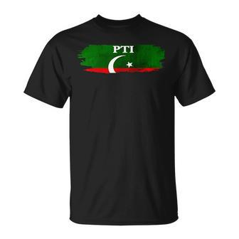 Vintage Pakistan Pti Party Imran Khan Pakistan T-Shirt - Monsterry
