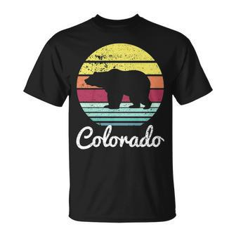 Vintage Retro Co Colorado Wildlife Bear Adventure T-Shirt | Mazezy