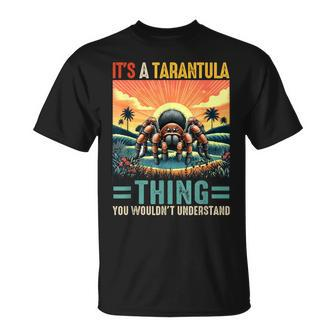 Vintage Retro Joke Tarantula Thing Costume Zoo Animal T-Shirt - Monsterry CA