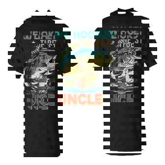 Vintage Retro We Hooked The Best Uncle Father's Day Fisher T-Shirt - Thegiftio