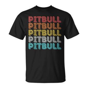 Vintage Retro Pitbull T-Shirt - Thegiftio UK