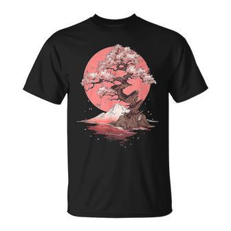 Vintage Sakura Garden Cherry Blossom Japanese T-Shirt - Seseable