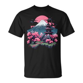 Vintage Sakura Garden Cherry Blossom Japanese T-Shirt - Geschenkecke