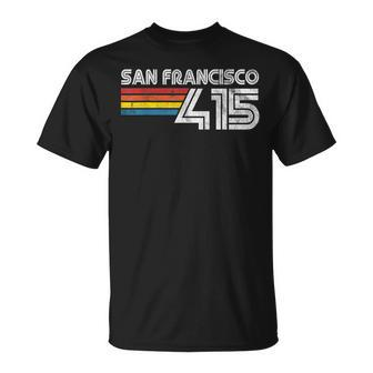 Vintage San Francisco Proud 415 California State T-Shirt - Monsterry DE