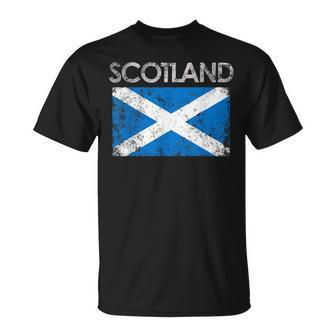 Vintage Scotland Uk Scottish Flag Pride T-Shirt - Monsterry UK