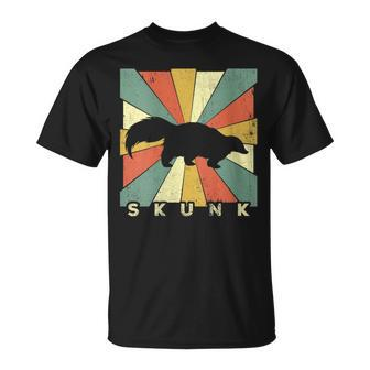 Vintage Skunk Lover Retro Style Animal T-Shirt - Monsterry