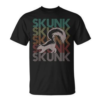Vintage Skunk Retro 70S 80S Skunk T-Shirt - Monsterry