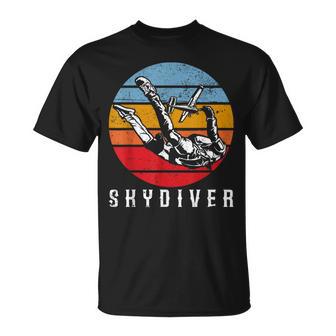 Vintage Skydiver Skydive Paracaidismo Regalo Paracaidismo Paracaidismo Camiseta unisex - Regaloses