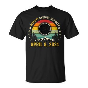 Vintage Solar Eclipse Totality Awesome Birthday Pun T-Shirt - Seseable