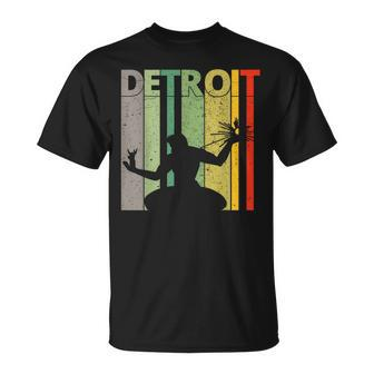 Vintage Spirit Of Detroit Retro Detroit T-Shirt - Monsterry UK