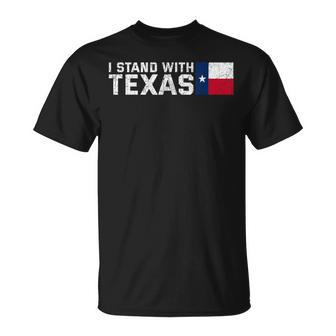 Vintage I Stand With Texas Usa United States Of America T-Shirt - Monsterry AU
