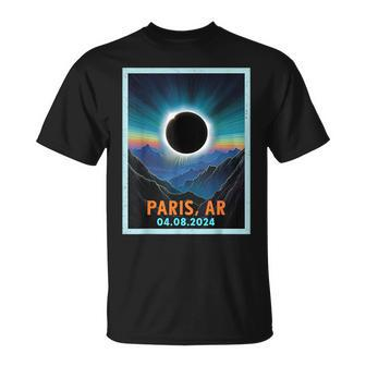 Vintage Total Solar Eclipse 2024 Paris Arkansas T-Shirt | Mazezy