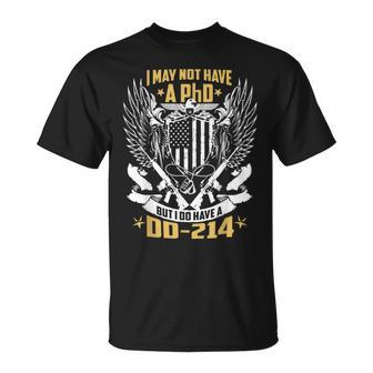 Vintage Veteran I Do Have A Dd214 Form T-Shirt - Monsterry CA