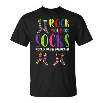 Vintage World Down Syndrome Day Rock Your Socks Awareness T-Shirt | Mazezy CA