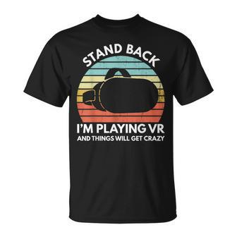 Virtual Reality Athlete Vr Gamer Saying T-Shirt - Monsterry