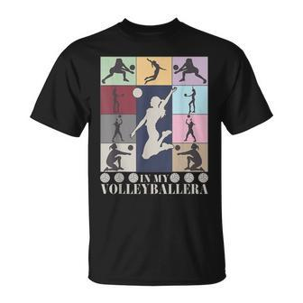In My Volleyball Era Retro Vintage Volleyball Sport Game Day T-Shirt - Monsterry