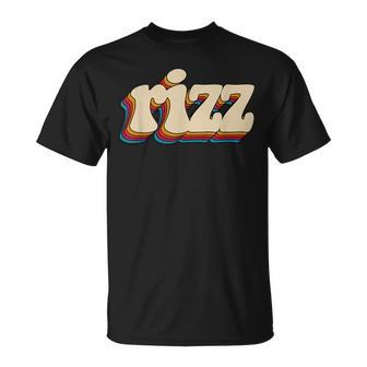 W Rizz Retro Vintage Meme Slang Unspoken Rizz T-Shirt | Mazezy