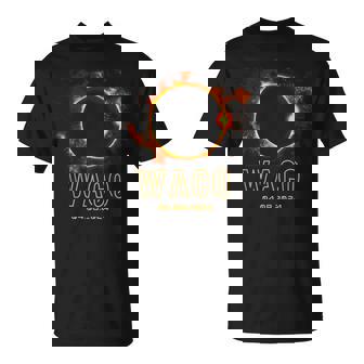 Waco Texas Total Solar Eclipse 2024 April 8Th Souvenir T-Shirt - Monsterry
