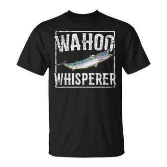 Wahoo Whisperer Deep Sea Fishing T-Shirt - Monsterry