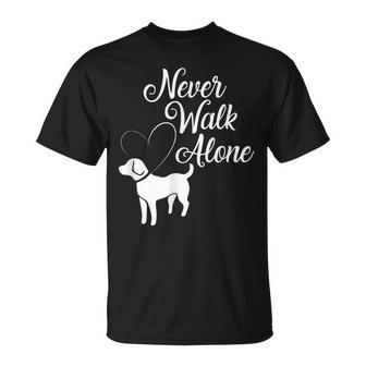 Never Walk Alone Adopt Dog T-Shirt - Monsterry UK