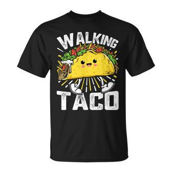 Walking Taco Tacos Lovers Costume Tacos T-Shirt - Monsterry AU