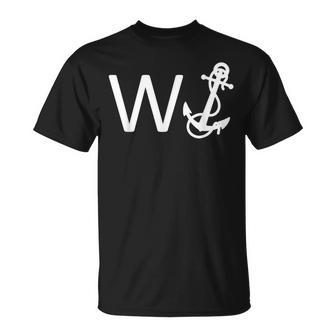 Wanker W Anchor Offensive T-Shirt - Thegiftio UK