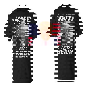 Wanted Donald Trump For President 2024 Trump Shot T-Shirt - Monsterry