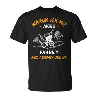 Warum Ich Mit Akkufahre T-Shirt - Geschenkecke