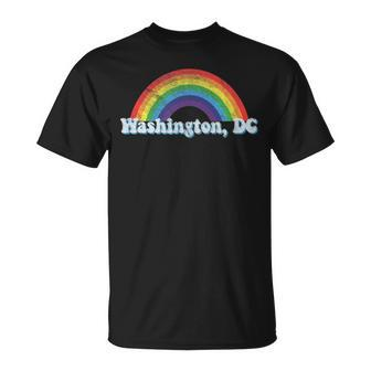 Washington Dc Lgbtq Gay Pride Rainbow T T-Shirt - Monsterry UK