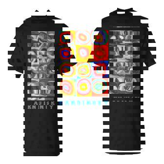 Wassily Kandinsky Color Estudio Cuadrados Círculos Concéntricos Camiseta unisex - Regaloses