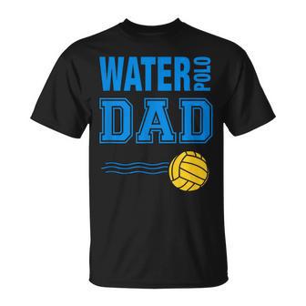 Water Polo Dad Novelty T Blue T-Shirt - Monsterry