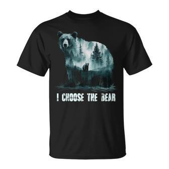 Watercolor I Choose The Bear 2024 T-Shirt - Monsterry CA
