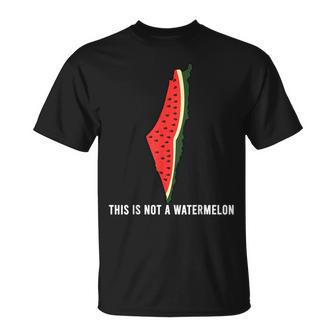 Watermelon 'This Is Not A Watermelon' Palestine Collection T-Shirt | Mazezy CA