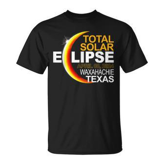 Waxahachie Texas Total Solar Eclipse April 8 2024 T-Shirt | Mazezy