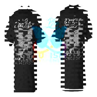 I Wear Blue For Autism Awareness Autism Awareness Month T-Shirt | Mazezy